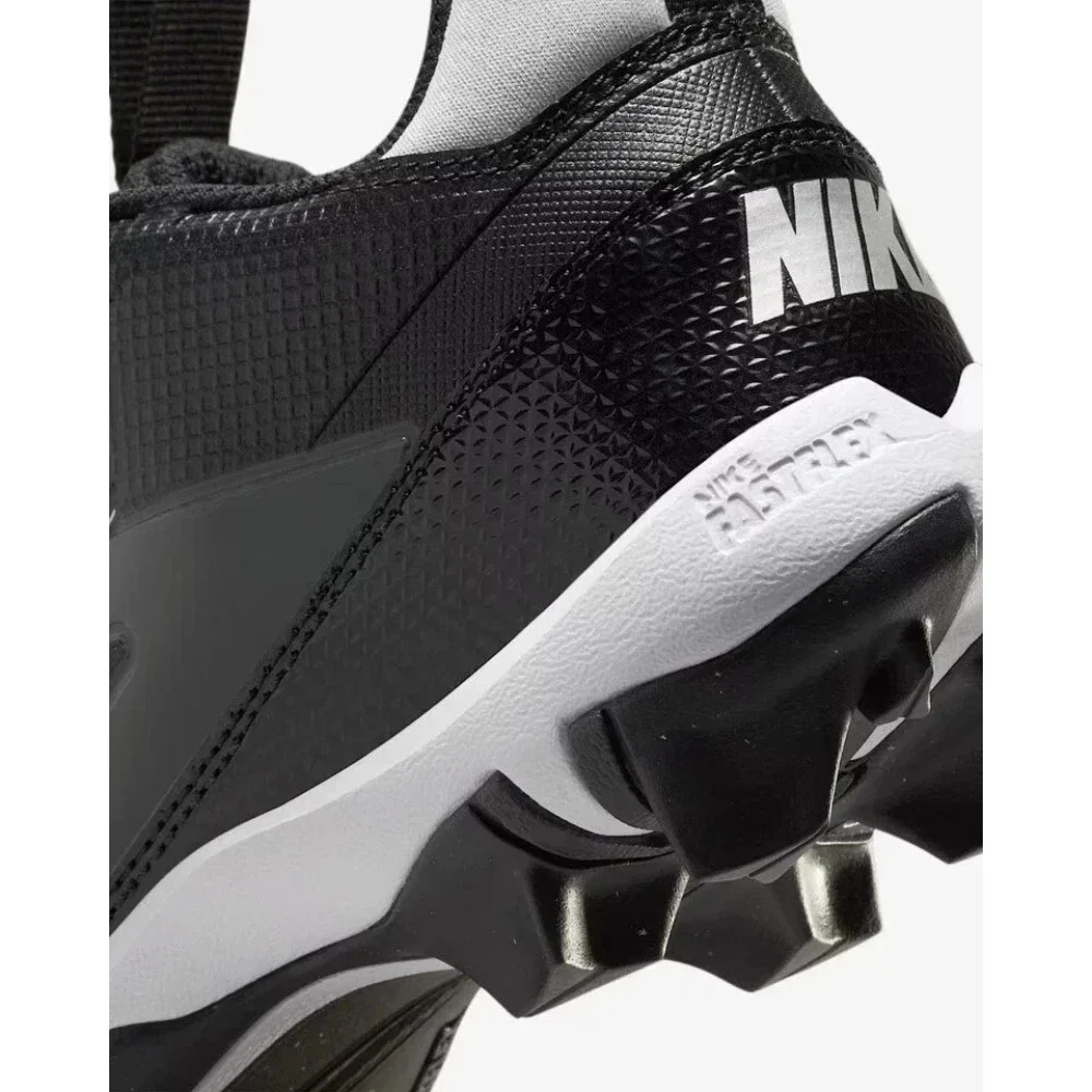 Nike Alpha Menace 4 Shark FQ4012-001 Kids US 12 Black Football Cleats GBNC1554